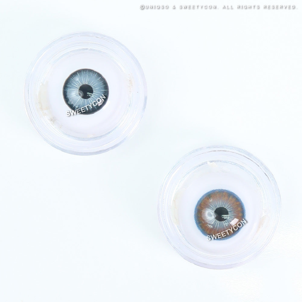 Sweety Bella Blue Brown (1 lens/pack)-Colored Contacts-UNIQSO UK
