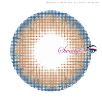 Sweety Bella Blue Brown (1 lens/pack)-Colored Contacts-UNIQSO UK
