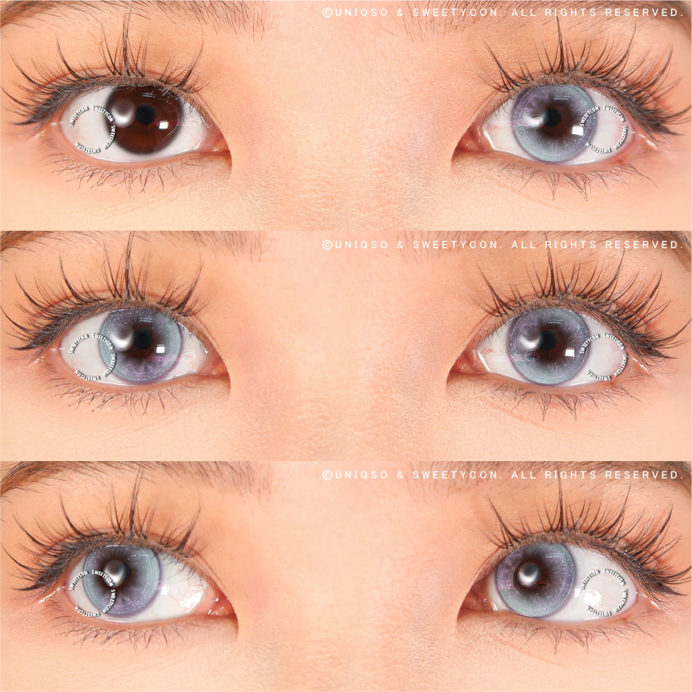 Sweety Butterfly Blue (1 lens/pack)-Colored Contacts-UNIQSO UK