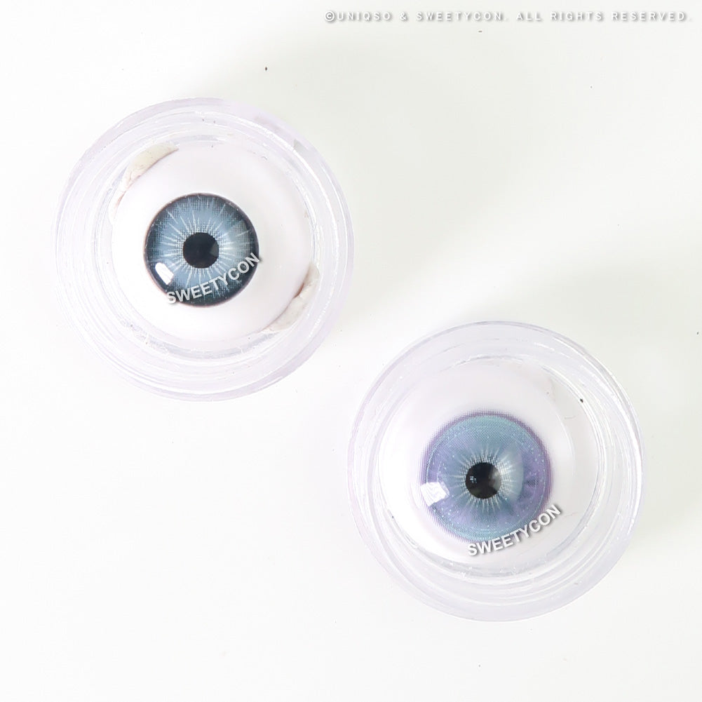 Sweety Butterfly Blue (1 lens/pack)-Colored Contacts-UNIQSO UK