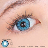 Sweety Candy Blue (1 lens/pack)-Colored Contacts-UNIQSO UK