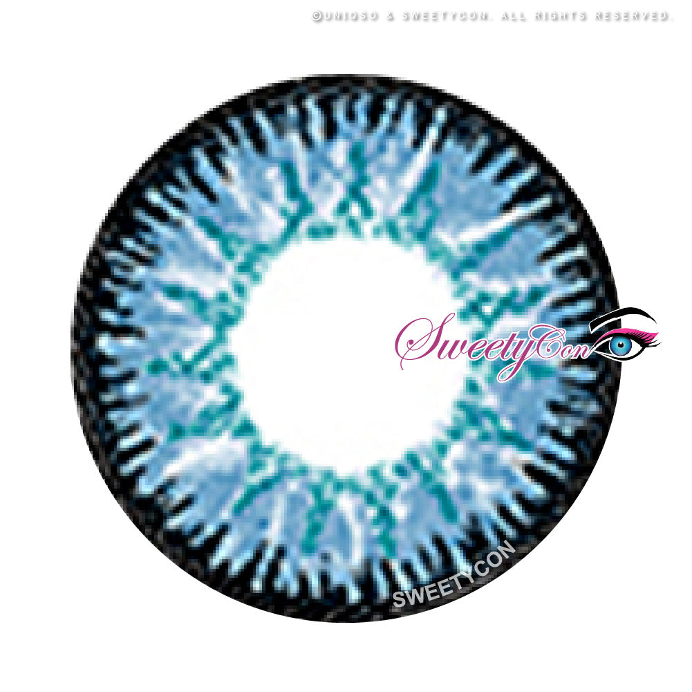 Sweety Candy Blue (1 lens/pack)-Colored Contacts-UNIQSO UK