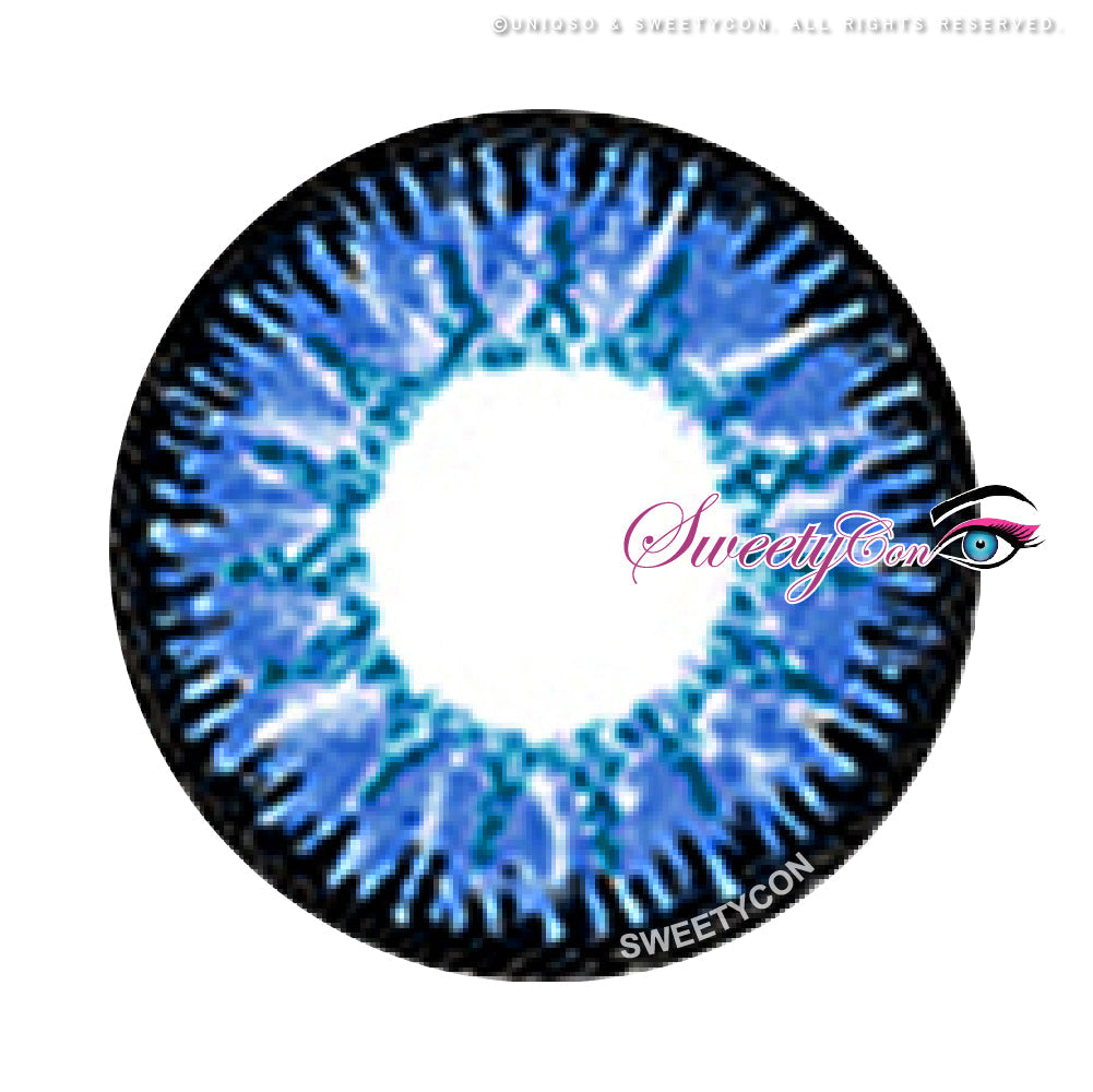 Sweety Candy Blue (New) (1 lens/pack)-Colored Contacts-UNIQSO UK