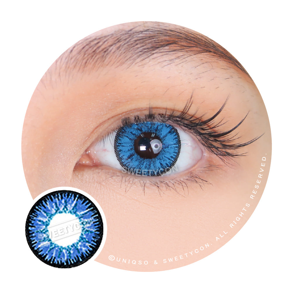 Sweety Candy Blue (New) (1 lens/pack)-Colored Contacts-UNIQSO UK
