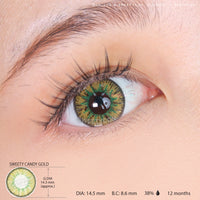 Sweety Candy Gold (1 lens/pack)-Colored Contacts-UNIQSO UK