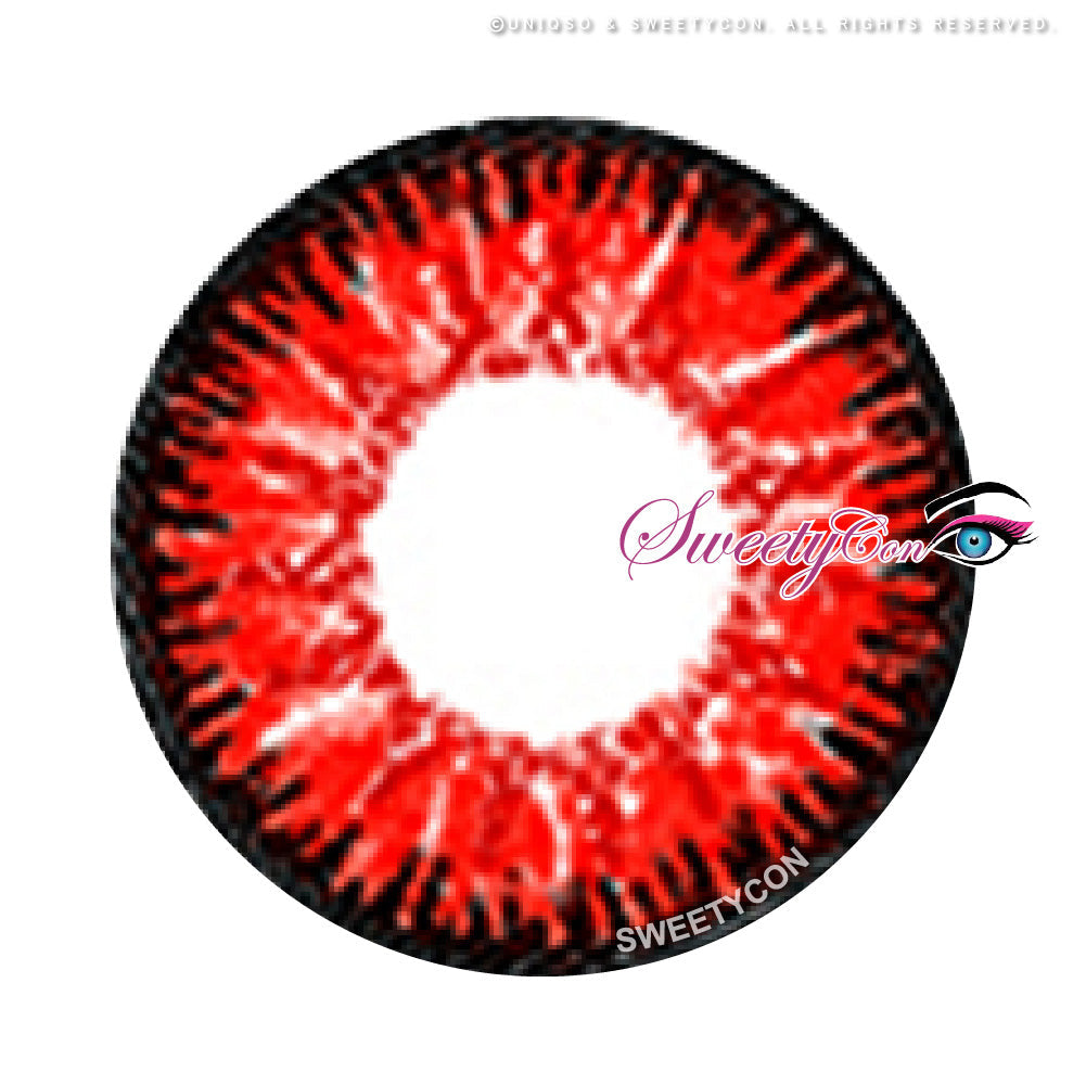 Sweety Candy Red (1 lens/pack)-Colored Contacts-UNIQSO UK