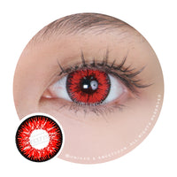 Sweety Candy Red (1 lens/pack)-Colored Contacts-UNIQSO UK