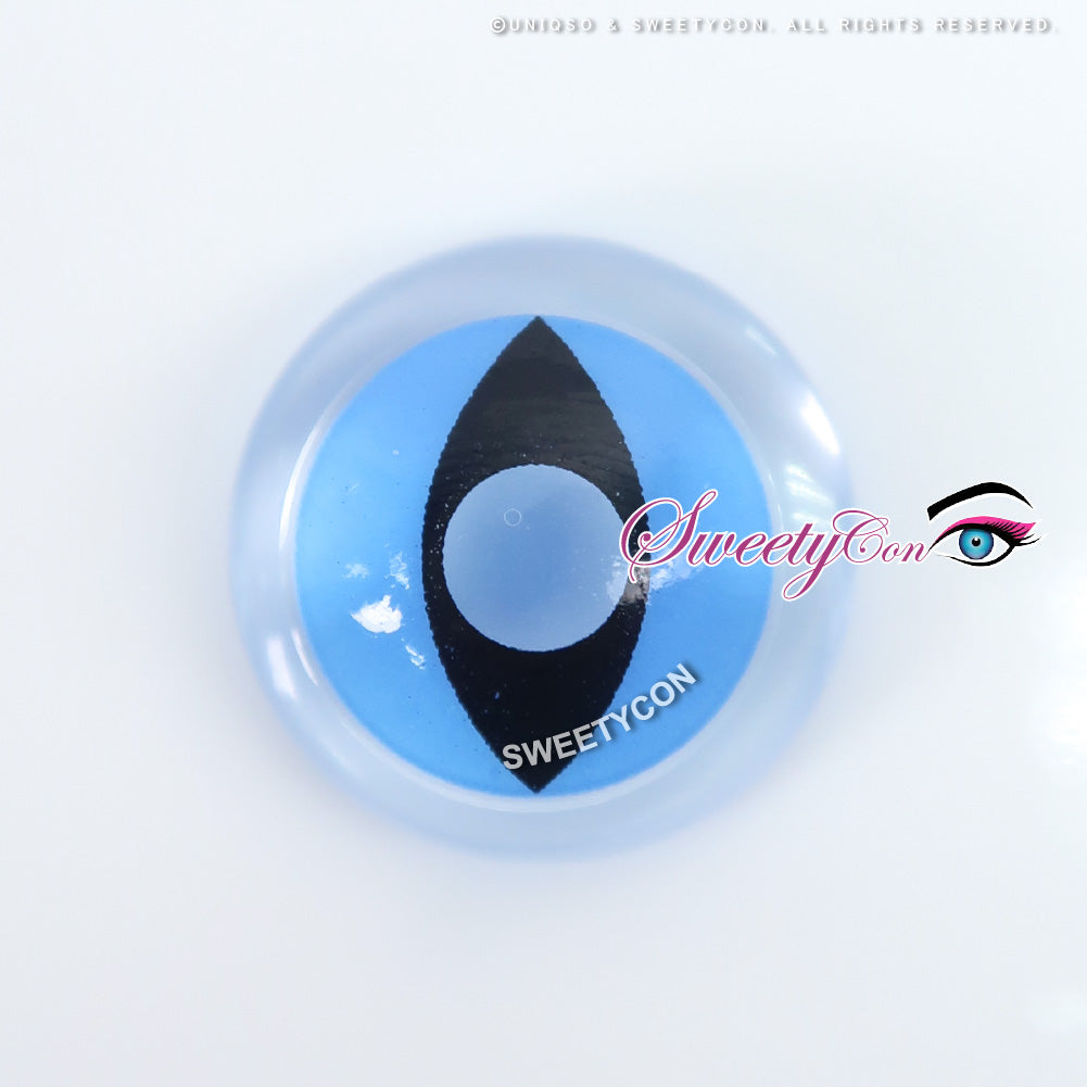 Sweety Crazy Aqua Cat (1 lens/pack)-Crazy Contacts-UNIQSO UK