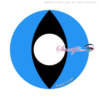 Sweety Crazy Aqua Cat (1 lens/pack)-Crazy Contacts-UNIQSO UK
