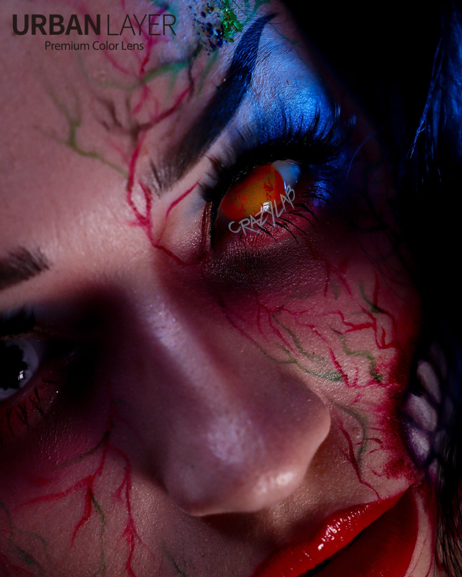 Sweety Crazy Bleeding Zombie (1 lens/pack)-Crazy Contacts-UNIQSO UK