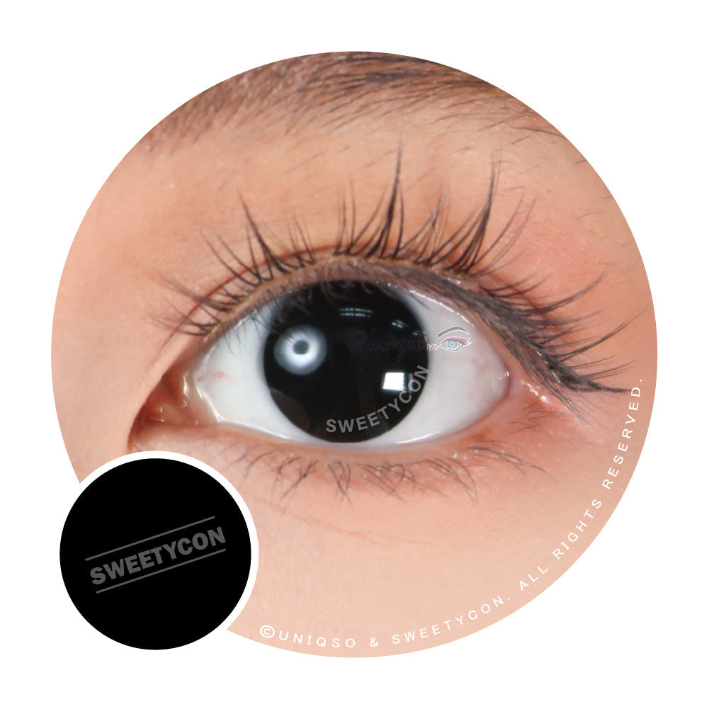 Sweety Crazy Blind Black (1 lens/pack)-Crazy Contacts-UNIQSO UK