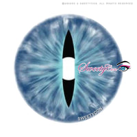 Sweety Crazy Blue Demon Eye / Cat Eye (New) (1 lens/pack)-Crazy Contacts-UNIQSO UK