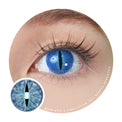 Sweety Crazy Blue Demon Eye / Cat Eye (New) (1 lens/pack)-Crazy Contacts-UNIQSO UK