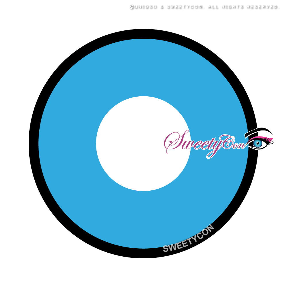 Sweety Crazy Blue Manson/ Blue Zombie (1 lens/pack)-Crazy Contacts-UNIQSO UK
