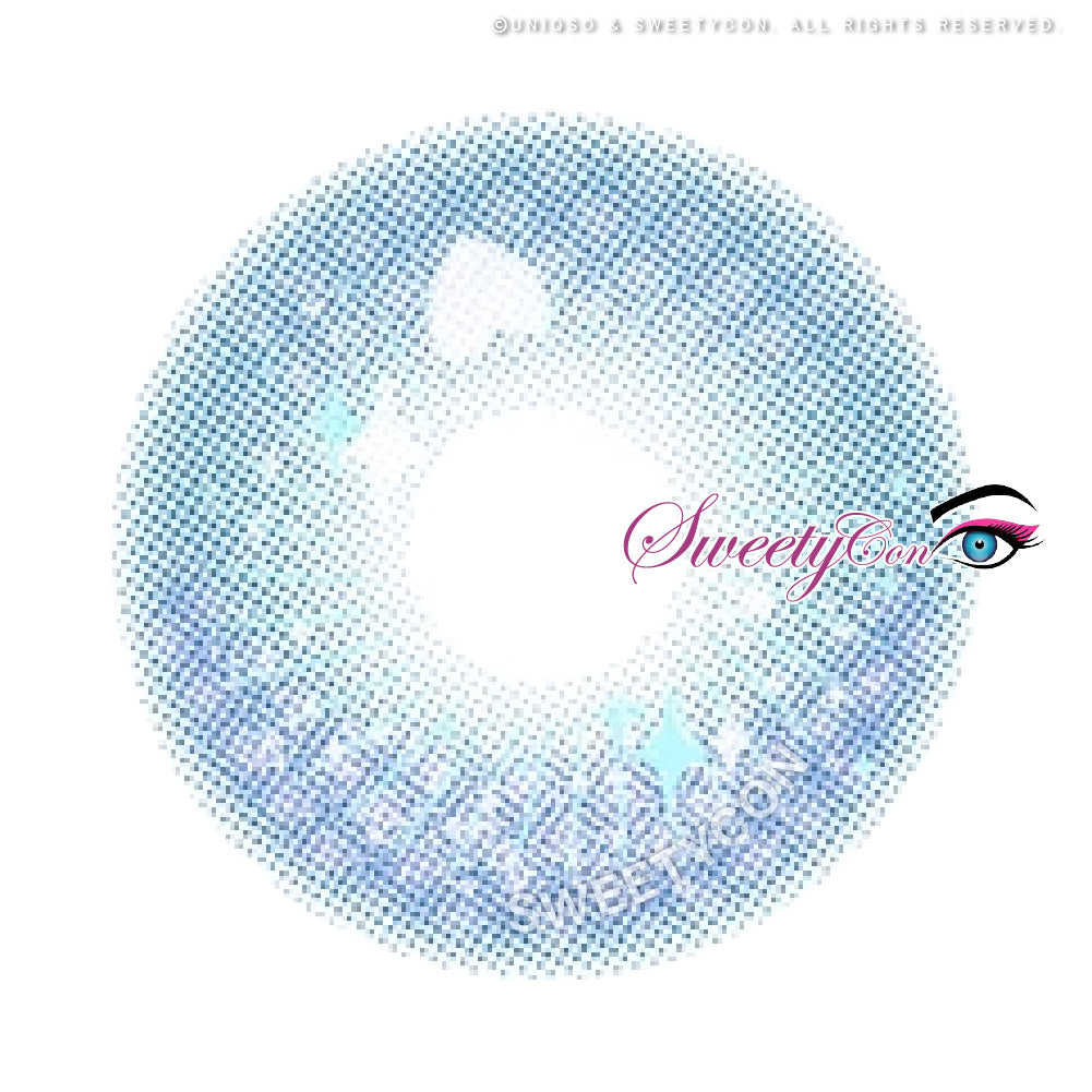 Sweety Crazy Candy Pop Blue (1 lens/pack)-Colored Contacts-UNIQSO