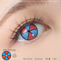 Sweety Crazy Clown (1 lens/pack)-Colored Contacts-UNIQSO UK
