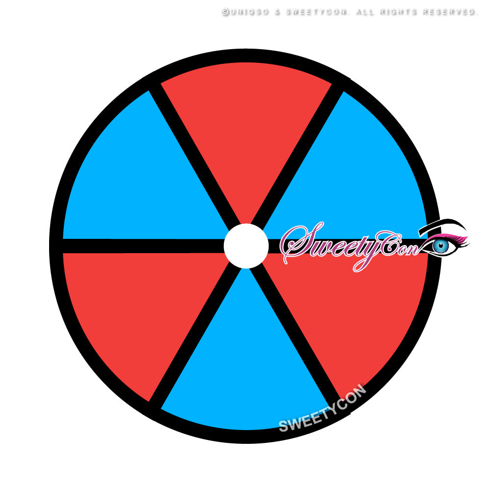Sweety Crazy Clown (1 lens/pack)-Colored Contacts-UNIQSO UK