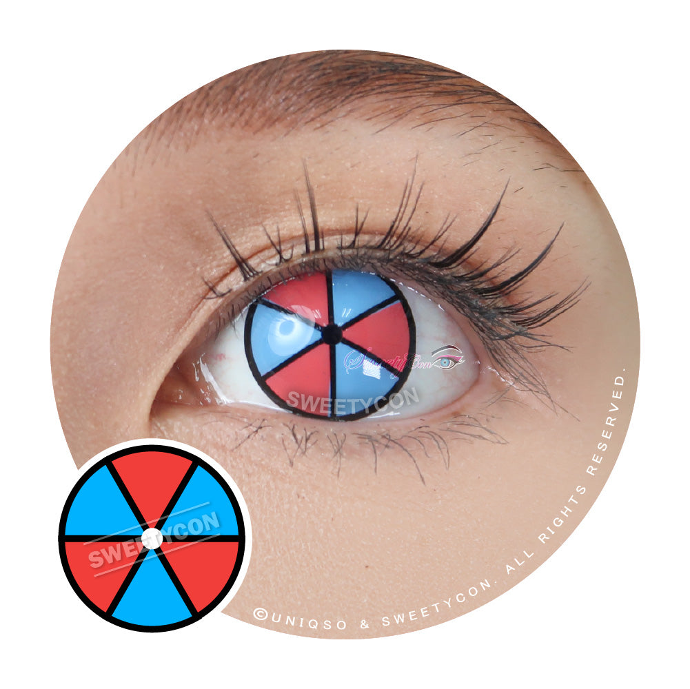 Sweety Crazy Clown (1 lens/pack)-Colored Contacts-UNIQSO UK