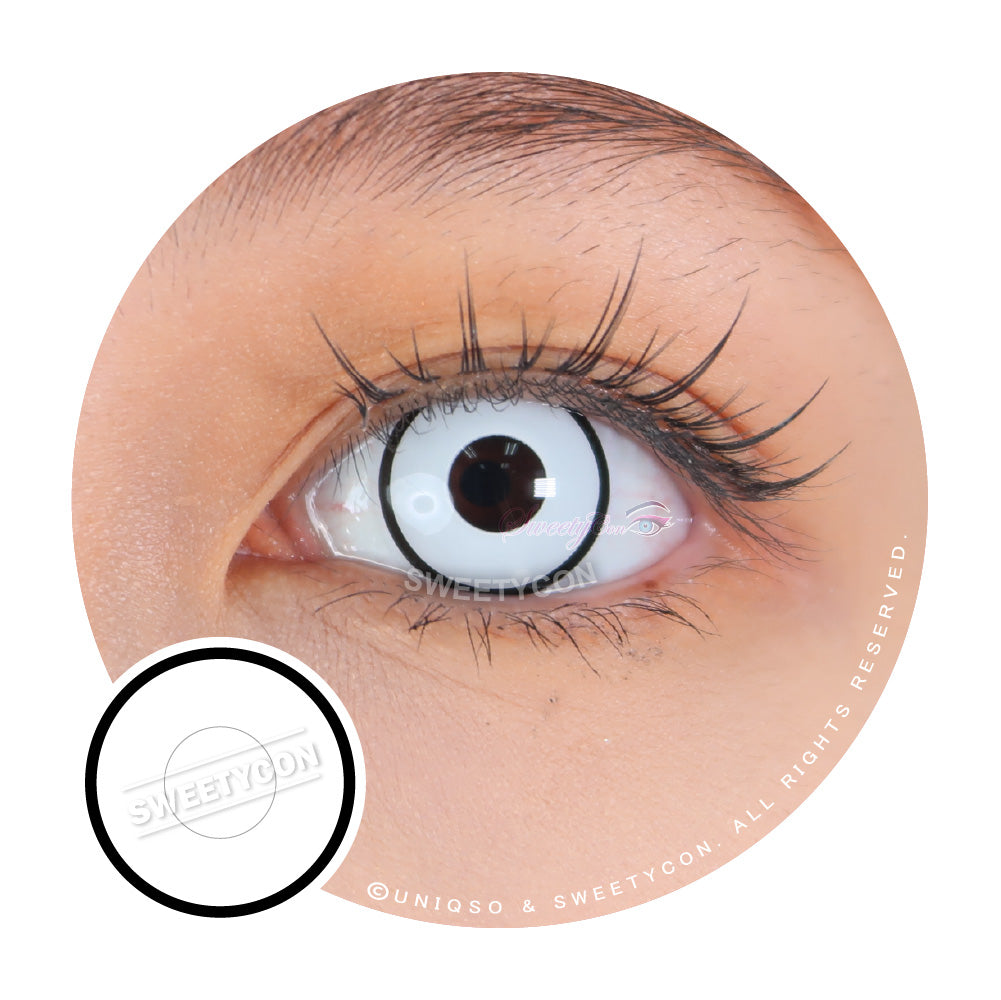 Sweety Crazy Corunus / White Zombie / Manson II (1 lens/pack)-Crazy Contacts-UNIQSO UK