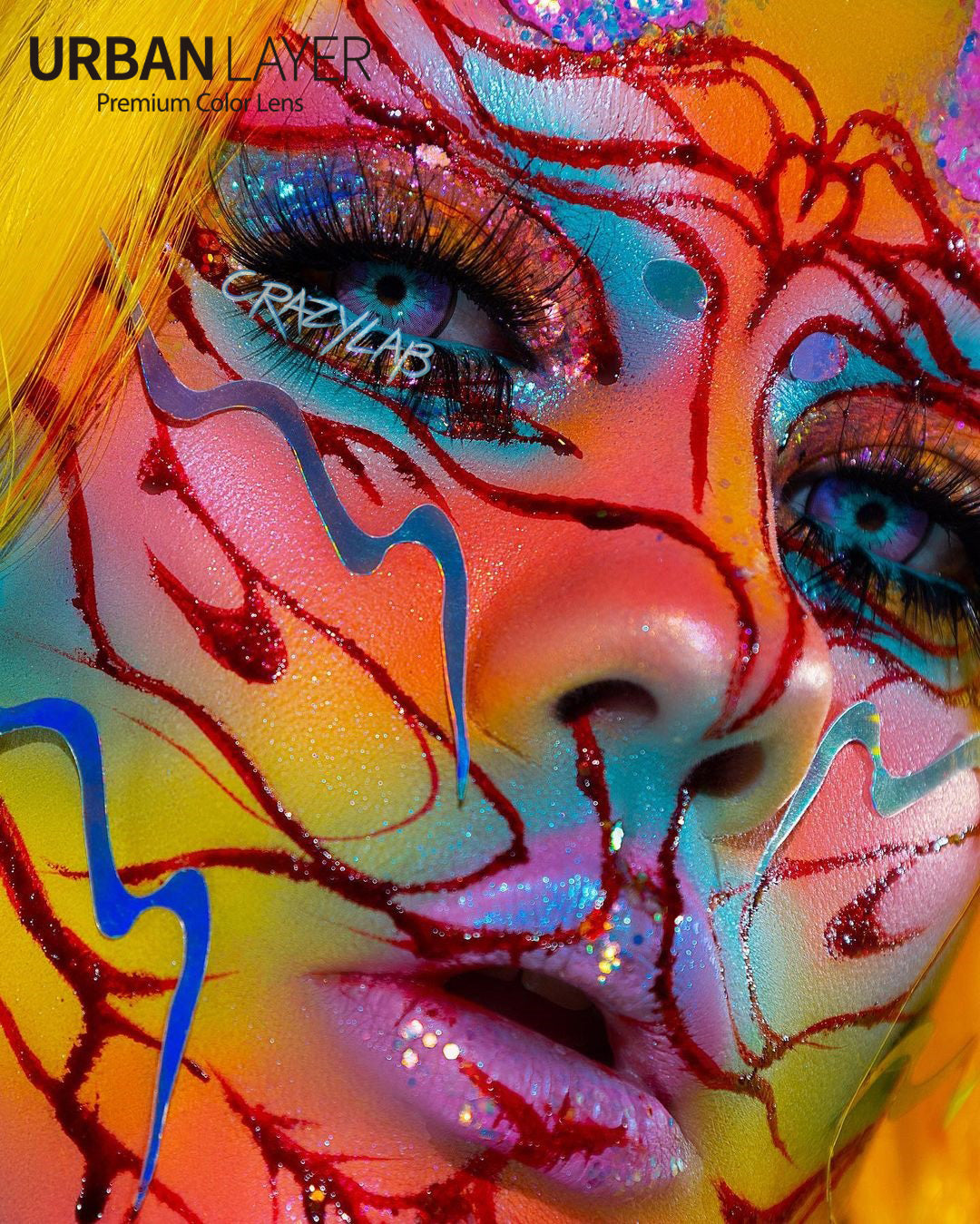 Sweety Crazy Cosmos (1 lens/pack)-Colored Contacts-UNIQSO UK