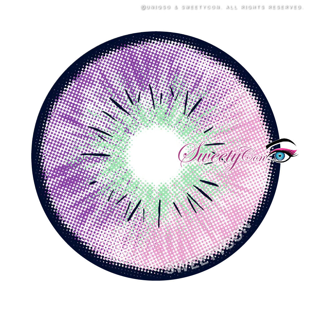 Sweety Crazy Cosmos (1 lens/pack)-Colored Contacts-UNIQSO UK