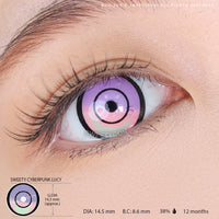 Sweety Crazy Cyber Violet (1 lens/pack)-Colored Contacts-UNIQSO UK