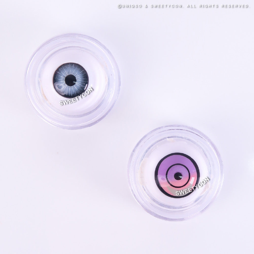 Sweety Crazy Cyber Violet (1 lens/pack)-Colored Contacts-UNIQSO UK