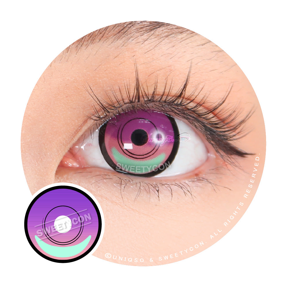 Sweety Crazy Cyber Violet V2 (1 lens/pack)-Colored Contacts-UNIQSO UK