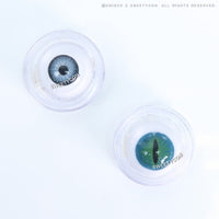 Sweety Crazy Dark Green Demon Eye / Cat Eye (New) (1 lens/pack)-Crazy Contacts-UNIQSO UK