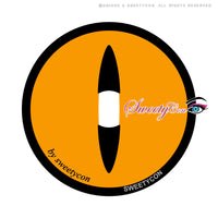 Sweety Crazy Gold Demon Eye / Cat Eye (1 lens/pack)-Crazy Contacts-UNIQSO UK
