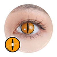 Sweety Crazy Gold Demon Eye / Cat Eye (1 lens/pack)-Crazy Contacts-UNIQSO UK