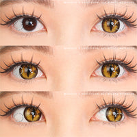 Sweety Crazy Gold Demon Eye / Cat Eye (New) (1 lens/pack)-Crazy Contacts-UNIQSO UK