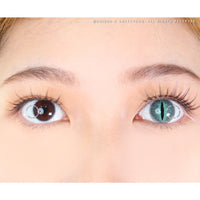 Sweety Crazy Gray Demon Eye / Cat Eye (New) (1 lens/pack)-Crazy Contacts-UNIQSO UK