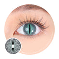 Sweety Crazy Gray Demon Eye / Cat Eye (New) (1 lens/pack)-Crazy Contacts-UNIQSO UK