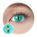 Sweety Crazy Green Demon Eye / Cat Eye (New) (1 lens/pack)-Crazy Contacts-UNIQSO UK