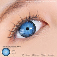 Sweety Crazy Interstellar Blue (1 lens/pack)-Colored Contacts-UNIQSO UK