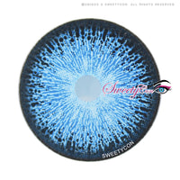 Sweety Crazy Interstellar Blue (1 lens/pack)-Colored Contacts-UNIQSO UK
