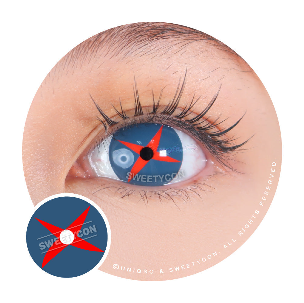 Sweety Crazy Knave Cross (1 lens/pack)-Colored Contacts-UNIQSO UK