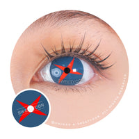 Sweety Crazy Knave Cross (1 lens/pack)-Colored Contacts-UNIQSO UK