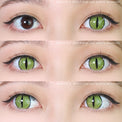 Sweety Crazy Lens Yellow Demon Eye Black Slit (1 lens/pack)-Colored Contacts-UNIQSO UK