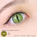 Sweety Crazy Lens Yellow Demon Eye Black Slit (1 lens/pack)-Colored Contacts-UNIQSO UK