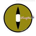 Sweety Crazy Lens Yellow Demon Eye Black Slit (1 lens/pack)-Colored Contacts-UNIQSO UK