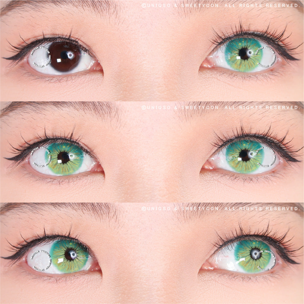 Sweety Crazy Lollipop Green (1 lens/pack)-Colored Contacts-UNIQSO UK