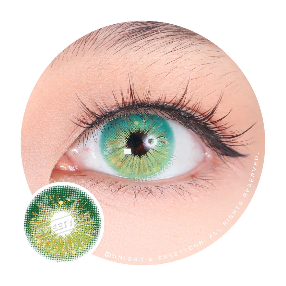 Sweety Crazy Lollipop Green (1 lens/pack)-Colored Contacts-UNIQSO UK