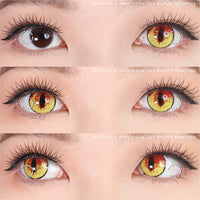 Sweety Crazy Mystery Orb Yellow (1 lens/pack)-Crazy Contacts-UNIQSO UK