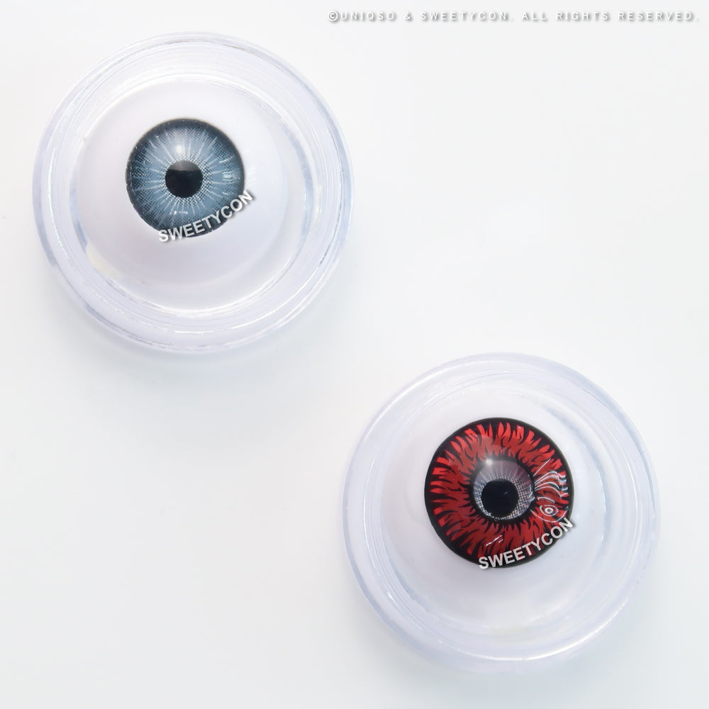 Sweety Crazy New Werewolf Red (1 lens/pack)-Crazy Contacts-UNIQSO UK