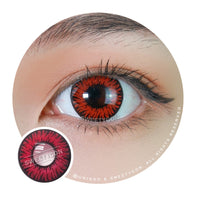 Sweety Crazy New Werewolf Red (1 lens/pack)-Crazy Contacts-UNIQSO UK