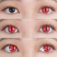 Sweety Crazy Pink Demon Eye / Cat Eye (1 lens/pack)-Crazy Contacts-UNIQSO UK
