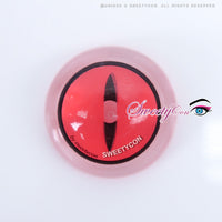 Sweety Crazy Pink Demon Eye / Cat Eye (1 lens/pack)-Crazy Contacts-UNIQSO UK