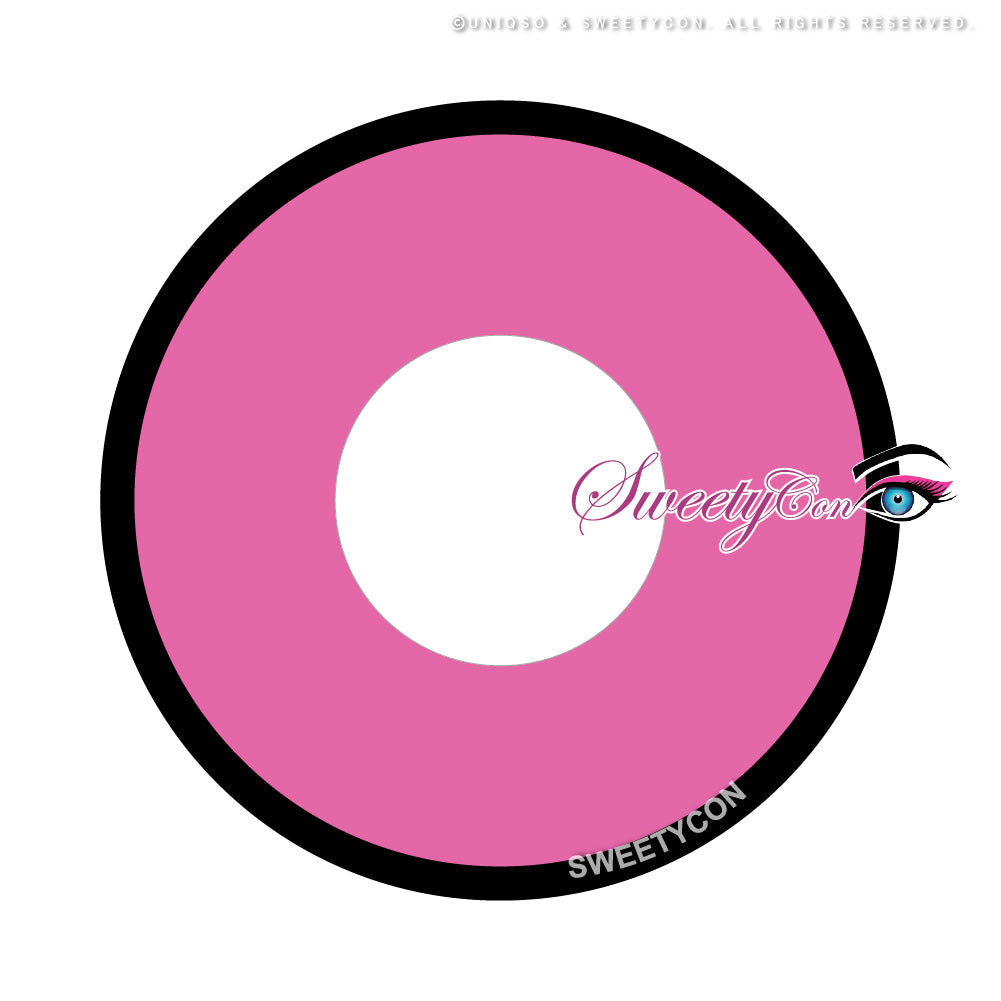 Sweety Crazy Pink Zombie / Manson (1 lens/pack)-Crazy Contacts-UNIQSO UK